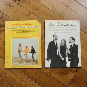 Vintage Peter Paul and Mary Piano Guitar Vocal Sheet Music